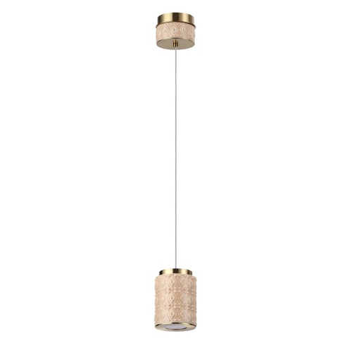 ODEON LIGHT EXCLUSIVE 5453/5L L-VISION ODL_EX26 011 светлая бронза/бежевый/металл/керамика/акрил Подвес LED 5W 3000K LULU