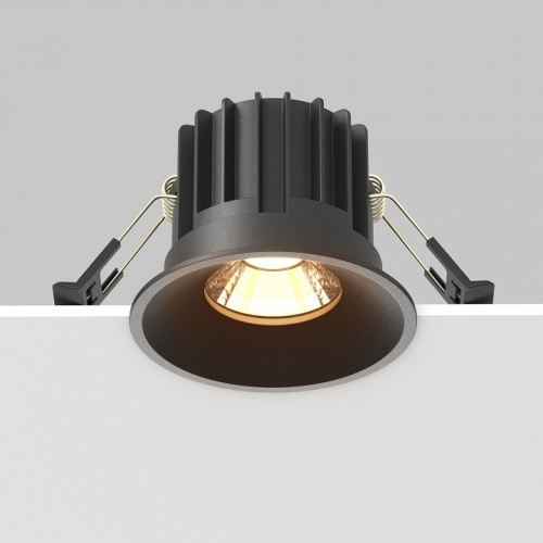 Встраиваемый светильник Maytoni Technical Round DL058-12W2.7K-B фото 4 Встраиваемый светильник Maytoni Technical Round DL058-12W2.7K-B фото 4