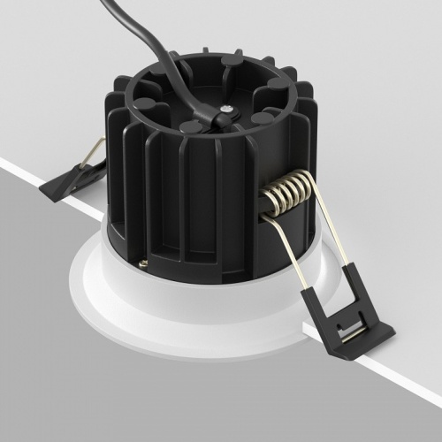 Встраиваемый светильник Maytoni Technical Round DL058-12W4K-W фото 4