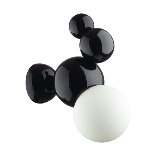 LUMION 6566/1W MODERNI LN26 178 черный/белый матовый/металл/стекло Бра E27 1*40W 220V BLASEN