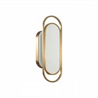 ODEON LIGHT 7066/12WL L-VISION ODL25 215 Настенный светильник бронзовый/металл/искусств.мрамор IP20 LED 12W 3000K 220V MILANO