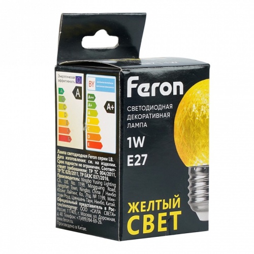Лампа светодиодная Feron  E27 1Вт K 52161 фото 2