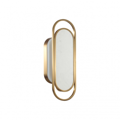 ODEON LIGHT 7066/12WL L-VISION ODL25 215 Настенный светильник бронзовый/металл/искусств.мрамор IP20 LED 12W 3000K 220V MILANO