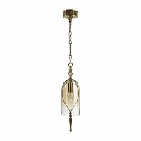 ODEON LIGHT EXCLUSIVE 4892/1 NEO ODL_EX22 147 бронзовы/коньячный/стекло Подвес E14 1*40W BELL