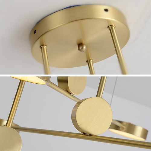 Люстра на штанге TECHNUM LED GOLD фото 12