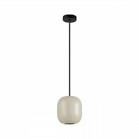 ODEON LIGHT 5060/1GA PENDANT ODL24 377 цвет слонов.кости/черный/металл Подвес GU10 LED 4W COCOON