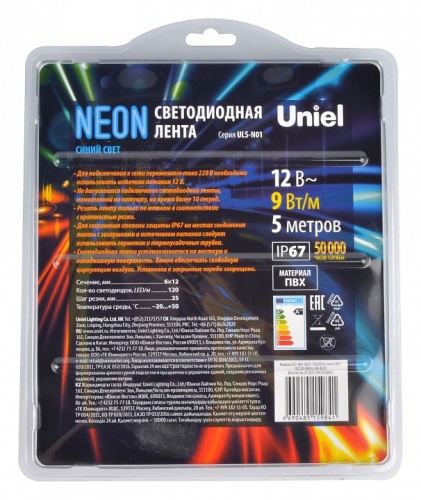 Лента светодиодная Uniel Neon ULS-N01 UL-00009085 фото 2