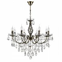 LUMION 8190/8 CLASSI LN26 094 античная бронза, металл/хрусталь Люстра E14 8*40W 220V LINN