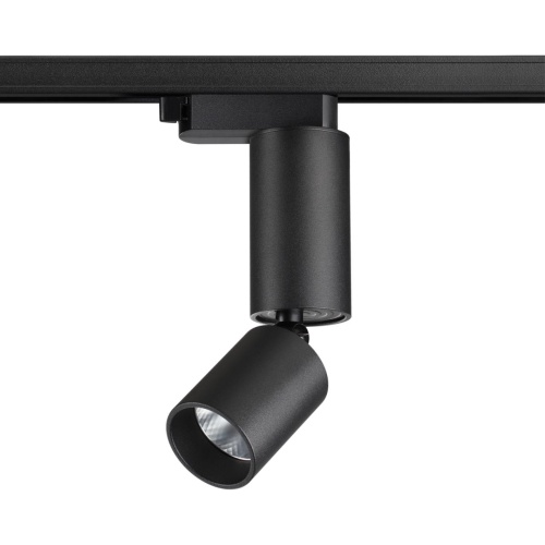 NOVOTECH 359319 PORT NT24 280 черный Светильник трековый однофазный трехжильный IP20 LED 5W 85-265V 3000K 600Лм TUBO
