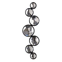 ODEON LIGHT 7174/15WLA L-VISION ODL26 Настенный светильник  черный/хрусталь/металл IP20 LED 15W 3000K 220-240V SPILLA
