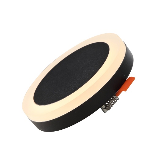 ST104.402.06 Светильник встраиваемый Черный LED 1*6W 3000K 468Lm Ra>80 120° IP20 D110xH20 170-240V ST104.402.06 Светильник встраиваемый Черный LED 1*6W 3000K 468Lm Ra>80 120° IP20 D110xH20 170-240V