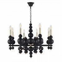 LUMION 8106/8 MODERNI LN26 130 черный/золото, металл Люстра Е14 8*40W 220V NANA