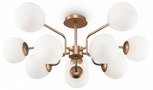 Люстра на штанге Maytoni Erich MOD221PL-10G
