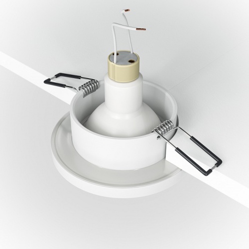 Встраиваемый светильник Maytoni Technical Stark DL083-01-GU10-RD-W фото 3