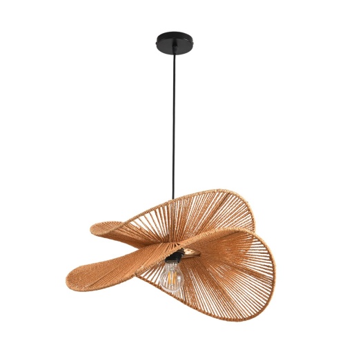 LUMION 8381/1 ECO LN26 320 черный/бежевый, металл/джутовый шнур Подвес E27 40W 220V ROPE