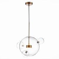 SL1133.203.01 Светильник подвесной ST-Luce Латунь/Прозрачный LED 1*14W 3000K