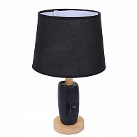 LUMION 8209/1T MODERNI LN26 490 черный, керамика/текстиль Настольная лампа Е27 1*60W 220V VISIONA