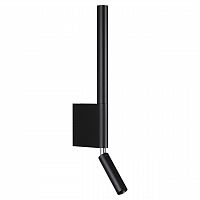 NOVOTECH 359436 OVER NT24 356 черный Светильник настенный с выключателем IP20 LED 5W+3W 220-240V 3000K 320Лм FERMO