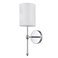 LUMION 6589/1W CLASSI LN26 063 хром/белый, металл/текстиль Бра E14 1*40W 220V LATTI