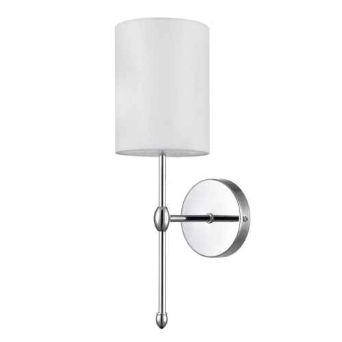 LUMION 6589/1W CLASSI LN26 063 хром/белый, металл/текстиль Бра E14 1*40W 220V LATTI