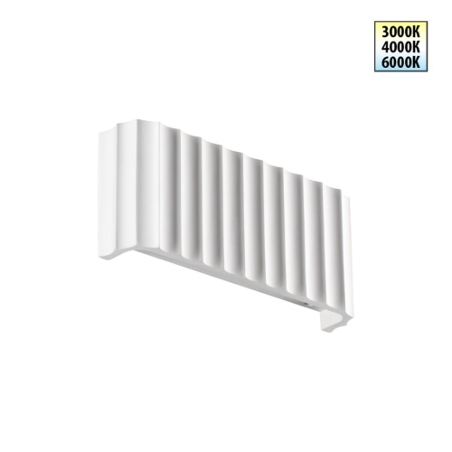 NOVOTECH 359401 OVER NT24 608 белый Светильник настенный с переключателем цв.температуры IP20 LED 8W 220V 3000/4000/6000K YESO