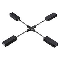 NOVOTECH 135315 PORT NT25 206 черный Гибкий токопроводящий соединитель "X" IP20 90-240V VECTOR