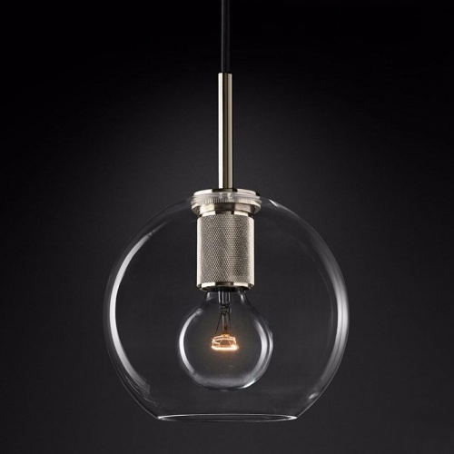 Подвесной светильник RH Utilitaire Globe Pendant Silver Подвесной светильник RH Utilitaire Globe Pendant Silver
