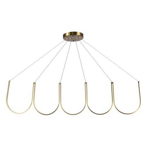 SL6202.213.01 Светильник подвесной ST-Luce Золотистый LED 1*68W 3000K SL6202.213.01 Светильник подвесной ST-Luce Золотистый LED 1*68W 3000K