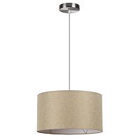LUMION 8250/2 MODERNI LN26 527  никель/бежевый, металл/текстиль Подвес Е27 2*60W 220V NIKKI