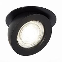 ST654.448.10 Св-к встр. Черный LED 1*10W 4000K 850Lm Ra>90 38° IP20 D109xH60 180-240V