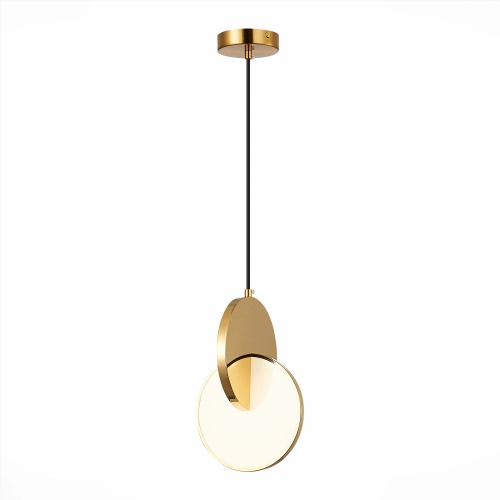 SL6107.213.01 Светильник подвесной ST-Luce Золотистый/Белый Золотистый LED 1*12W 3000K SL6107.213.01 Светильник подвесной ST-Luce Золотистый/Белый Золотистый LED 1*12W 3000K