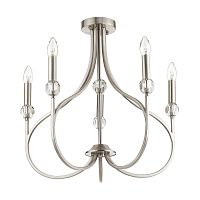 LUMION 4495/5C NEOCLASSI LN26 116 никель Люстра потолочная E14 5*60W 220V MACKENZIE