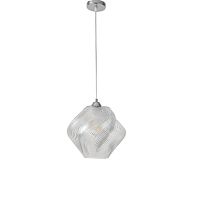 LUMION 8288/1A MODERNI LN26 371 хром/прозрачный, металл/стекло Подвес E27 1*60W 220V TIDE