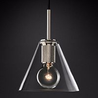 Подвесной светильник RH Utilitaire Funnel Pendant Silver