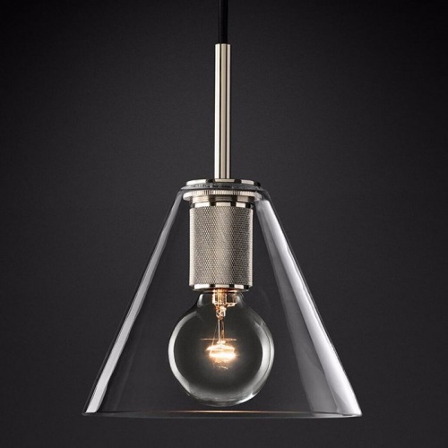 Подвесной светильник RH Utilitaire Funnel Pendant Silver Подвесной светильник RH Utilitaire Funnel Pendant Silver