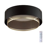 SONEX 7692/48L AVRA LED SN 592 Светильник металл/акрил/белый/черный/шампань LED 48Вт 3000-6000K D410 IP20 пульт ДУ ANTEY
