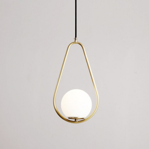 Подвесной светильник HOOP DROP Black фото 4