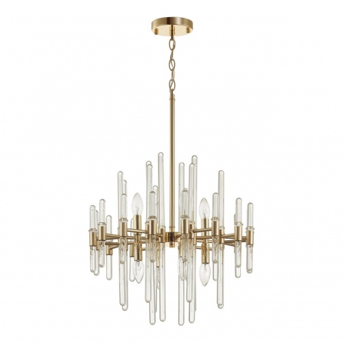 ODEON LIGHT 4988/8 HALL ODL22 641 золотой/стекло Люстра E14 8*40W STIKA