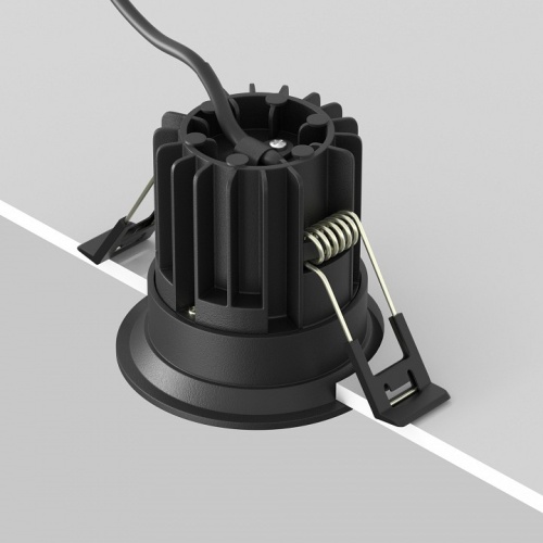 Встраиваемый светильник Maytoni Technical Round DL058-7W2.7K-B фото 6 Встраиваемый светильник Maytoni Technical Round DL058-7W2.7K-B фото 6