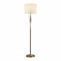 ODEON LIGHT EXCLUSIVE 5403/1FA CLASSIC ODL_EX24 119 бронзовый/светло-коричневый/кремовый/металл/керамика/ткань Торшер E27 1*60W LATTE