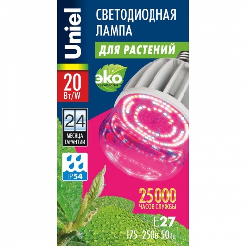 Лампа светодиодная Uniel LED-M80 E27 20Вт K 11098 фото 2