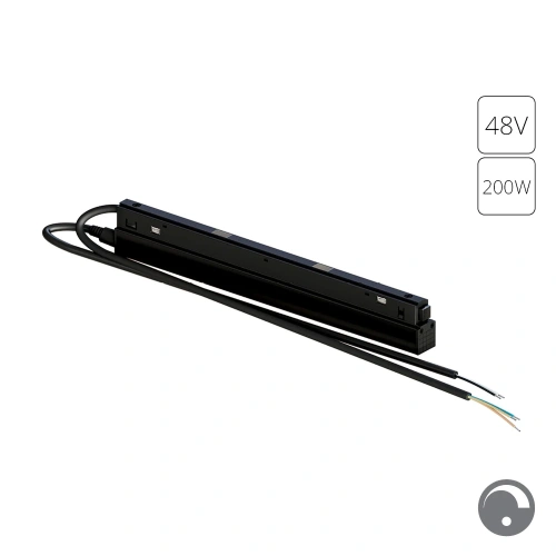 Блок питания встраиваемый в трек 48V 200W для магнитной трековой системы ARTE LAMP LINEA A482806 Блок питания встраиваемый в трек 48V 200W для магнитной трековой системы ARTE LAMP LINEA A482806