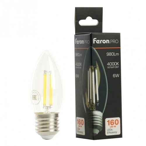 Лампа светодиодная Feron LB-1206 E27 6Вт 6400K 51240 фото 3