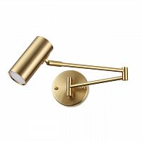 ODEON LIGHT 4377/1W HIGHTECH ODL23 455 золотой Настенный светильник IP20 LED E14 9W RAZIO