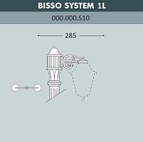 Консоль для паркового фонаря FUMAGALLI BISSO SYS 1L  000.000.S10.A0