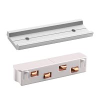 NOVOTECH 135163 SHINO NT23 133 белый Соединитель с токопроводом прямой IP20 48V FLUM