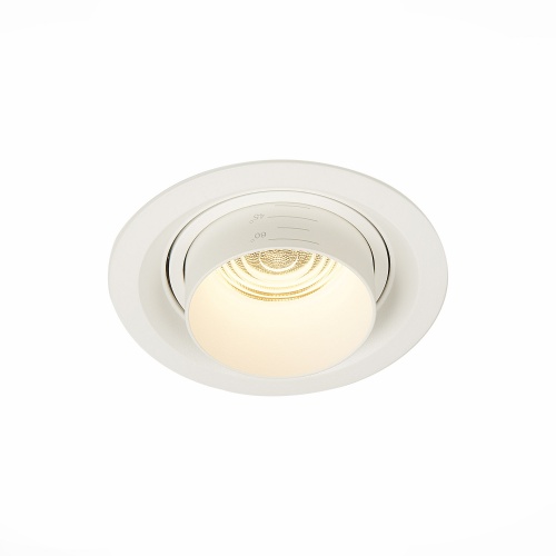 ST701.538.12 Св-к встр. Zoom Белый LED 1*12W 3000K 960Lm Ra90 15°-60° IP20 D115xH95 170-240V ST701.538.12 Св-к встр. Zoom Белый LED 1*12W 3000K 960Lm Ra90 15°-60° IP20 D115xH95 170-240V
