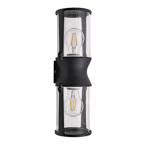 Уличный настенный светильник Arte Lamp MINCHIR A8306AL-2BK Уличный настенный светильник Arte Lamp MINCHIR A8306AL-2BK