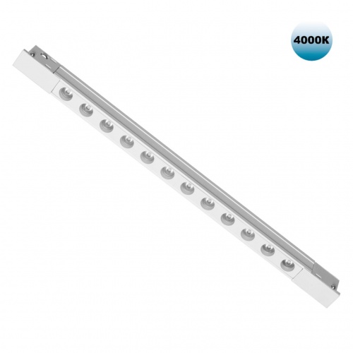 NOVOTECH 359432 SHINO NT24 162 белый Трековый светильник для низковольт. шинопровода арт. 135179-135180 IP20 LED 12W 48V 4000K 580Лм FLUM