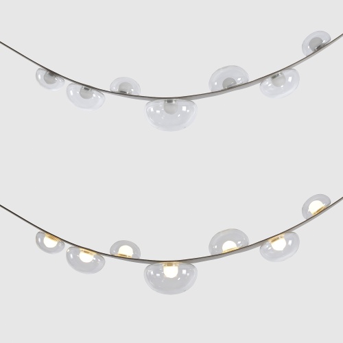 Светильник подвесной Crystal Lux BOSQUE SP7 L3000 GREY/TRANSPARENT фото 3